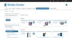 Desktop Screenshot of dictee-center.com